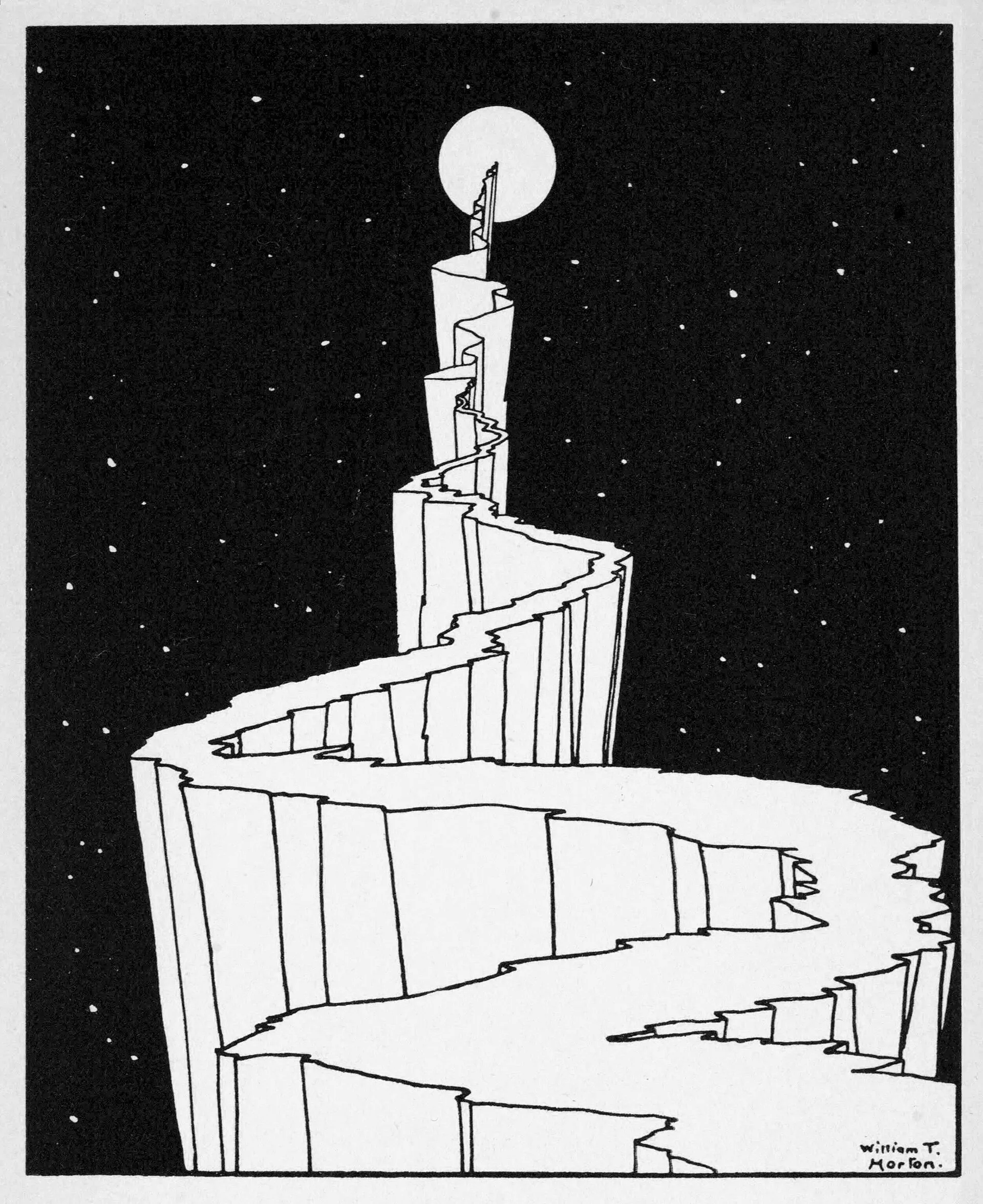 'The Path to the Moon' from W. T. Horton's A Book of Images (1898)