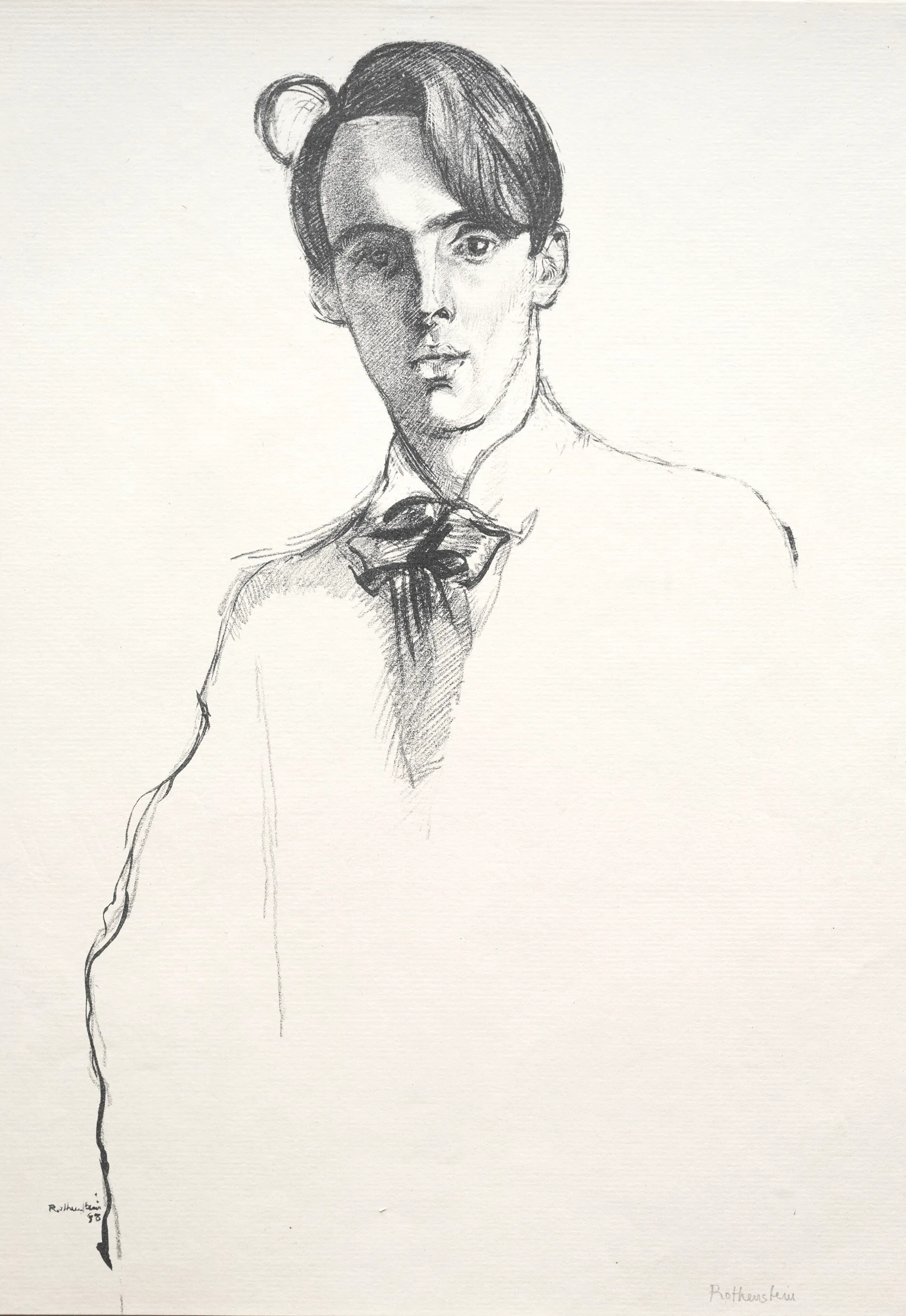 W. B. Yeats by William Rothenstein (1898)