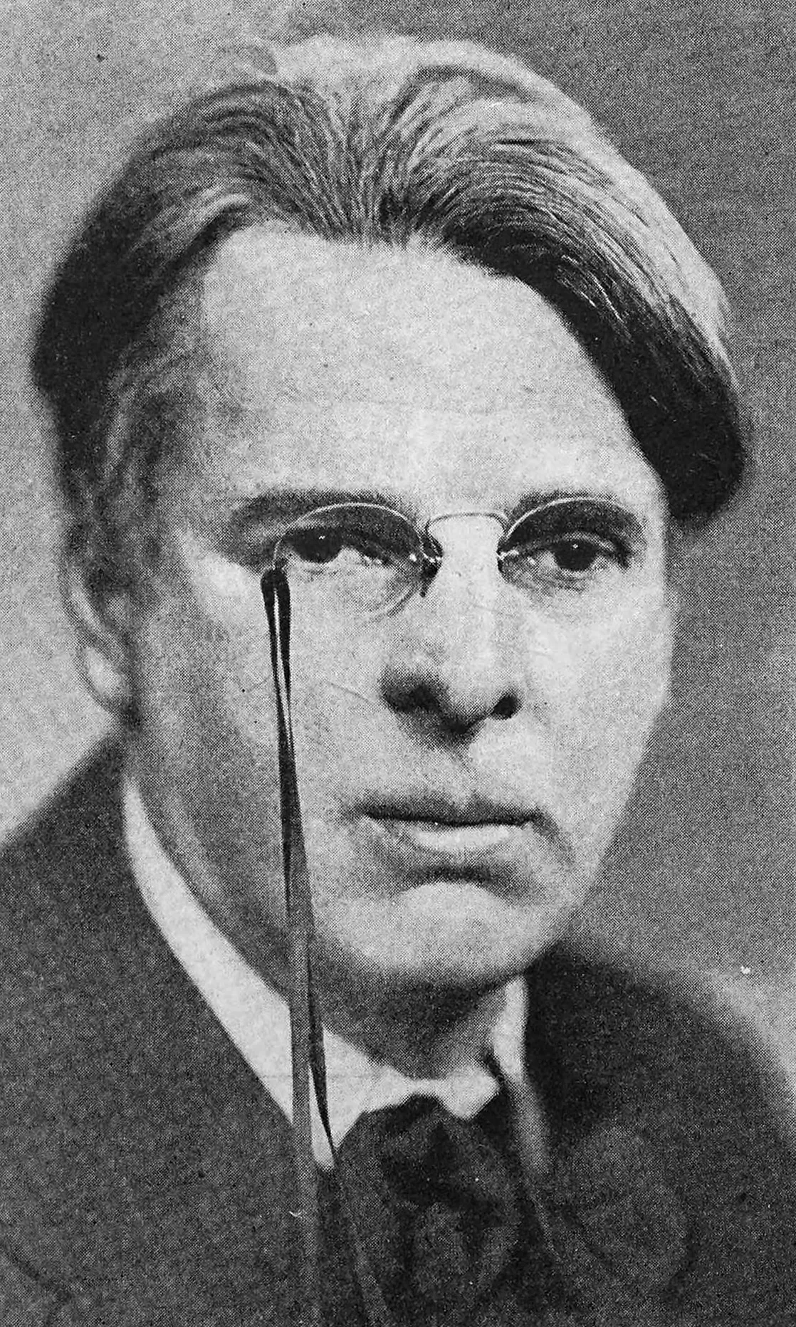 W. B. Yeats, Underwood & Underwood, Literary Digest (1923)